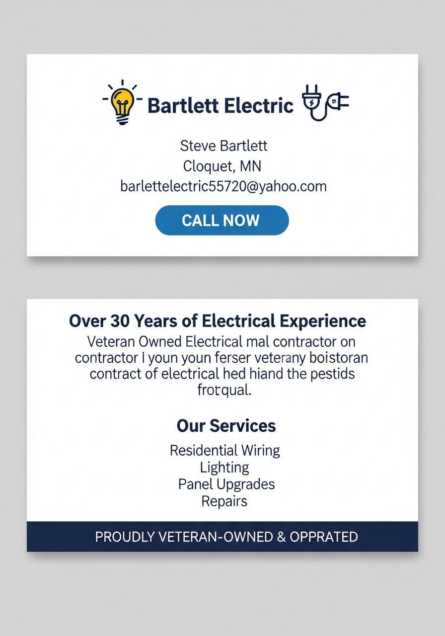 Bartlett Electric - Electrician Cloquet MN